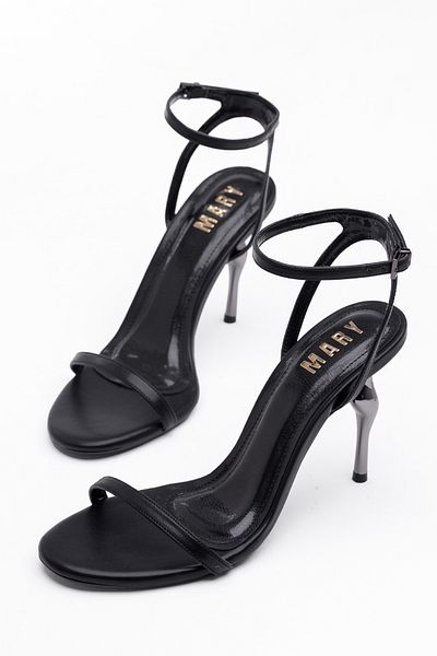 Tasarım Karina Women's Stiletto Heeled Ankle Belted Drop Heel Shoes