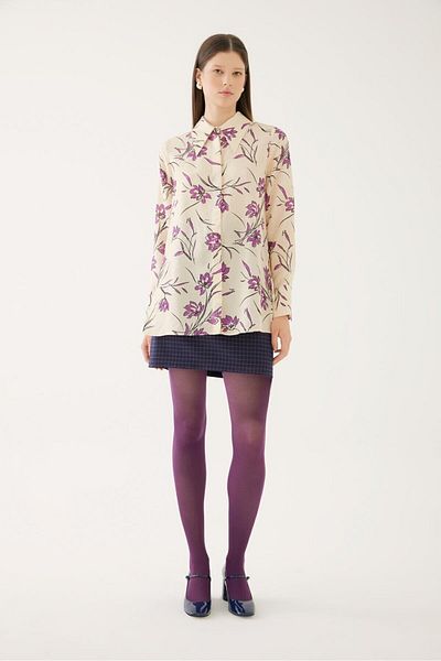 Exquise Floral μακρύ πουκάμισο