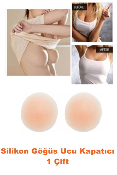Kitchen Beauty 1 Çift Silikon Göğüs Ucu Gizleyici Ve Kapatıcı Kadın Meme Ucu Kapatıcı Gizleyici Aparat Nipple Pad