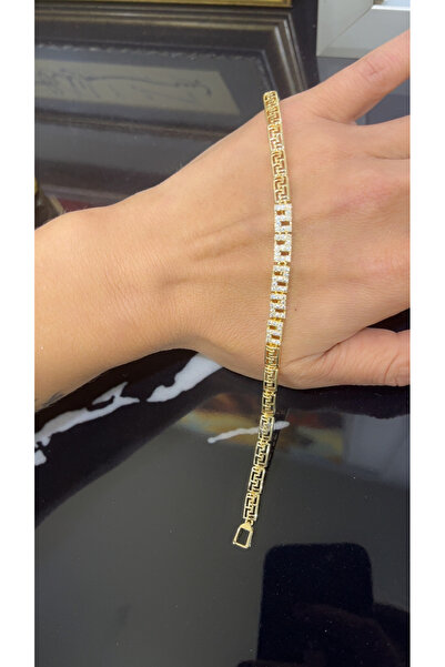 Store 14k Altın Rengi Xuping Bileklik 18 Cm