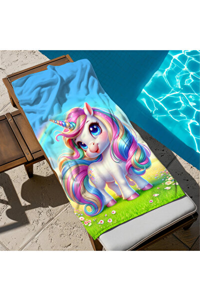 hediyechy Gift Duvet Cover Unicom 3D Printed Piaj Towel