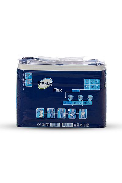 TENA Flex Plus Adult Diapers with Belt with Breathable Medium, 30 Count