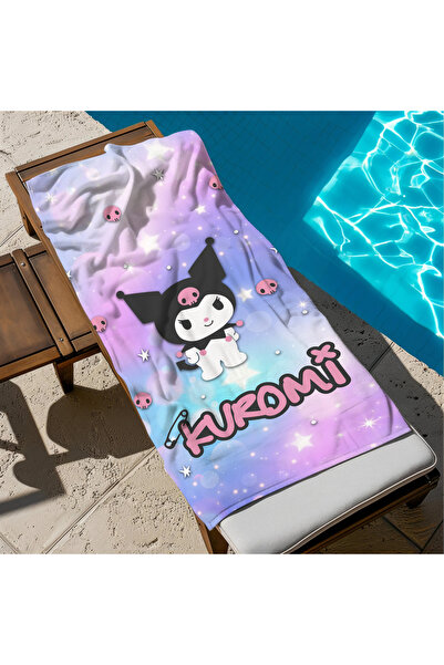 hediyechy Gift Duvet Cover Kuromi Printed Piaj Towel