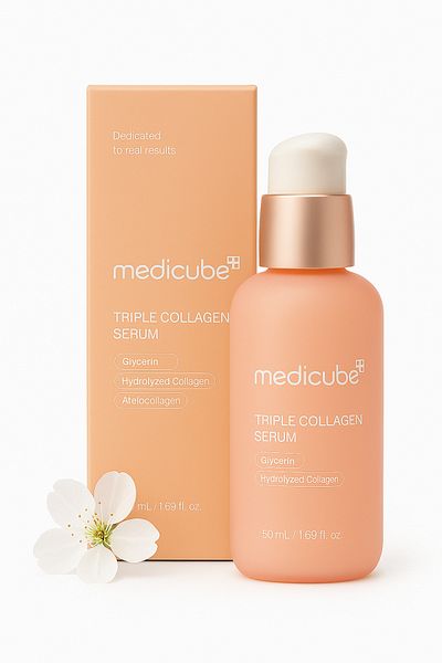 Medicube Triple Collagen Serum– Ser Anti-aging Pentru Fermitate, Hidratare Intensă Și Ten Neted