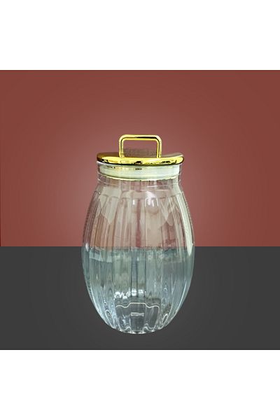 DVINA Acrylic container for storing tea, coffee, and nuts 1.5L