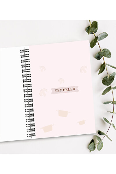 BULUT DİJİTAL دفتر وصفات الطبخ / 100 ورقة / 15 سم × 21 سم