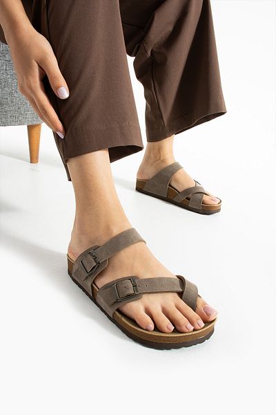POLOMİA Alane Orthopedic Flexible Comfort Άνετη σόλα Eva Flip Flop Daily Double Strap Γυναικεία σανδάλια Παντόφλες