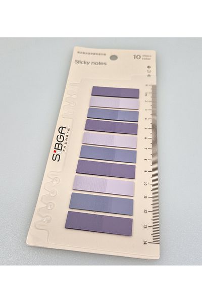 sibga tasarım Transparent Colored Postit Post-it Post It.Bookmark Bookmark Postit Sticker Note Paper 200 Sheets