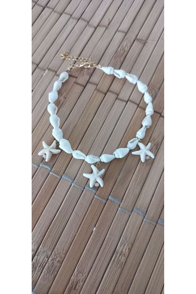 BNGaksesuar Sea Shell Starfish Anklet