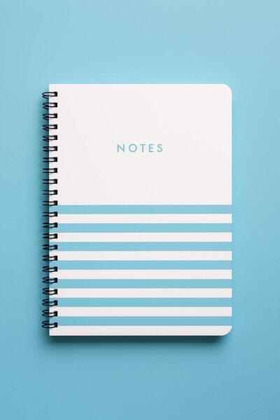 Bambus Home 17*24 Spiral Grained School Notebook 80 Sheets 1 Piece Lined