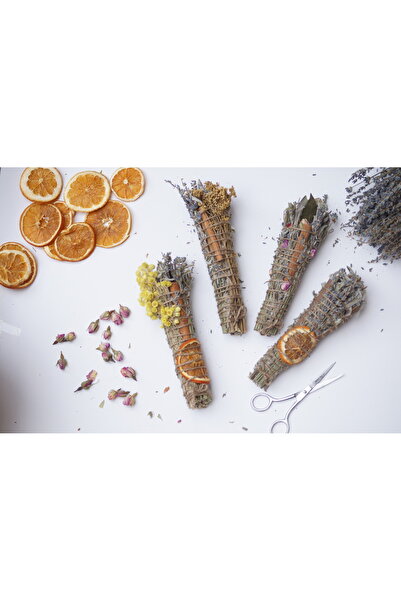 Ritüel Box Bereket-aşk-şifa-şans Doğal Demet Tütsü Seti