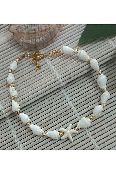BNGaksesuar Sea shell anklets