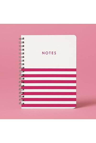 Bambus Home 17*24 Spiral Grained School Notebook 80 Sheets 1 Piece-Lined