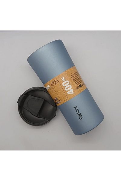 Relax Ss Thermos Mug 400 ml Stainless Steel Thermos Blue