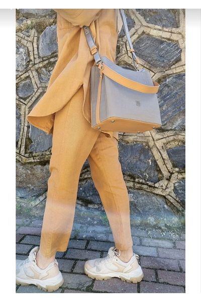 Just Polo Women's Gray Bag Wallet Combination