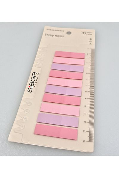 sibga tasarım Transparent Colored Postit Post-it Post It.Bookmark Bookmark Postit Sticker Note Paper 200 Sheets