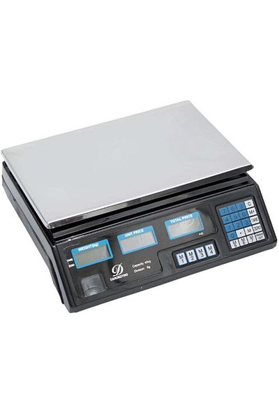 Luxi Cantar Electronic de Bucatarie Digital - Afisaj Dublu LCD, Capacitate 40KG