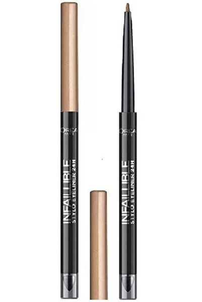 L'Oreal Paris Kahverengi Eyeliner  Infallible Stylo Eyeliner 24h 320 Nude Obs...