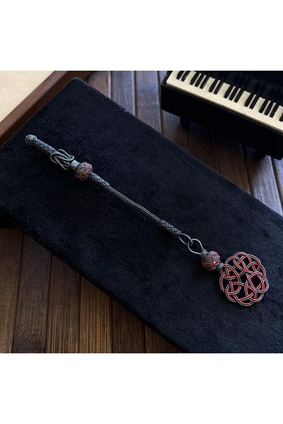 dergah tesbih Silver Braided Whip