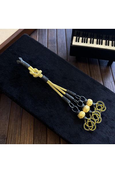 dergah tesbih 3-Piece Reis Silver Kazaziye Knitted Whip