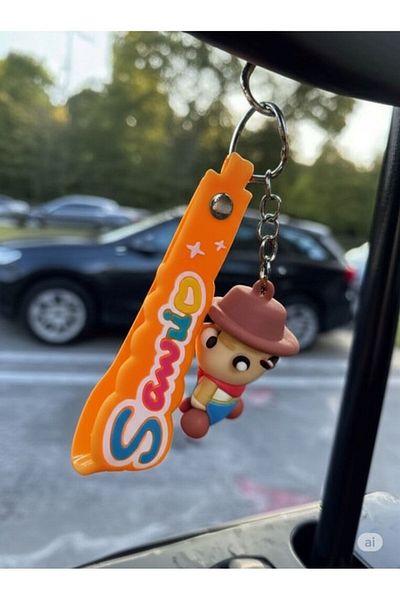 HISCOSMETIC Cute Cowboy Figure Keychain – Intimate and Colorful Style
