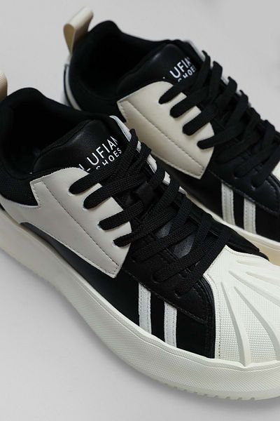Lufian 112230200 Pıers Sneaker Men's Leather Shoes Black