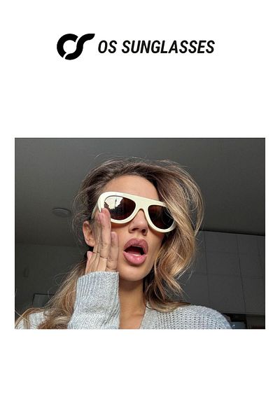 OS Sunglasses Ochelari de soare Lima Ivory pentru bărbați și femei