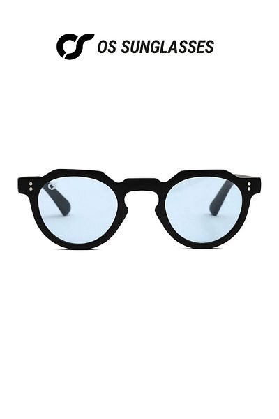 OS Sunglasses Ochelari de soare Londra albaștri pentru bărbați și femei