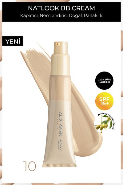 Alix Avien Spf15 Factor Moisturizing Bb Cream for Natural Radiance - Natlook Bb Cream 10 Fair to Light