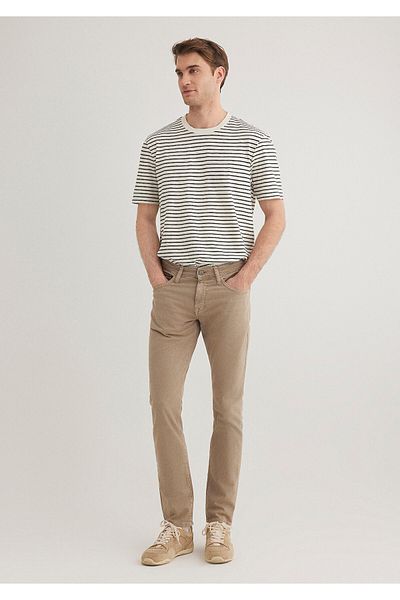 Mavi Jake Black Dark Beige Gabardine-Hose 0042281549