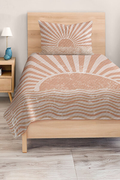 Realhomes Double Sun Patterned Single Children's and Teenager's Room Pique Set Bedspread