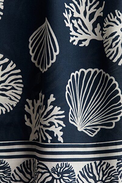 H&M Baskılı ve Büzgü Bağlı Şort