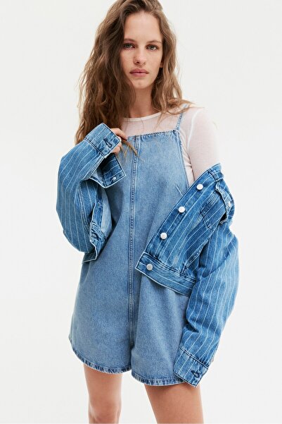 H&M Kare Yakalı Tulum