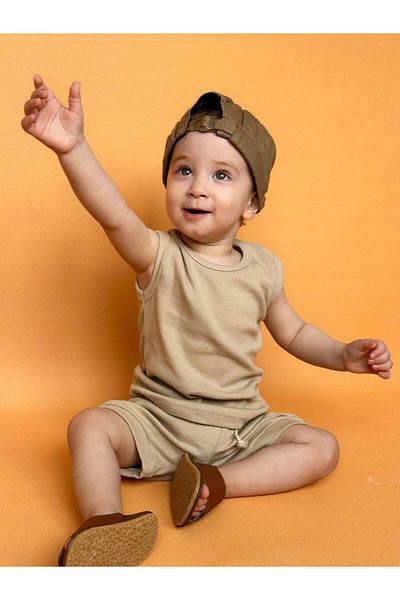 MiaBaby Zero Sleeve Shorts Set