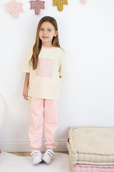 MiaBaby Printed One Line Tracksuit Set