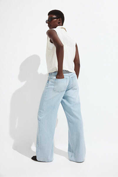 H&M MAMA Wide Low Jeans