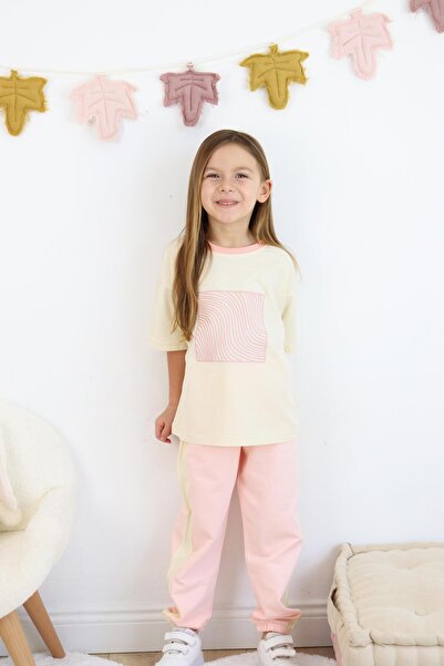 MiaBaby Printed One Line Tracksuit Set