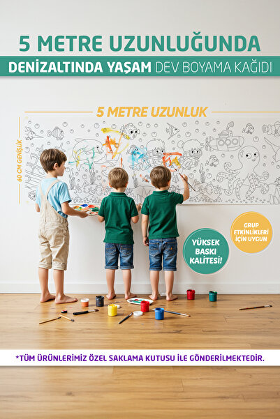 Proll Denizaltı Boyama Kağıdı