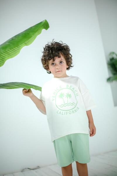 MiaBaby California Printed Couple Suit Set