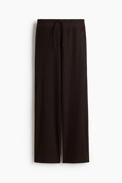 H&M Büzgü Bağlı Triko Pantolon