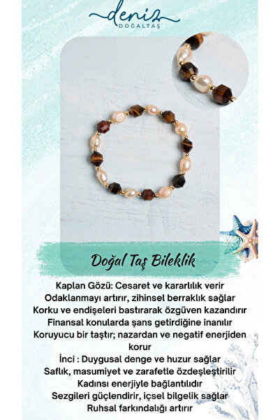 Deniz Doğal Taş سوار الكوارتز السموكي واللؤلؤ الطبيعي المعتمد من الكوارتز وال...