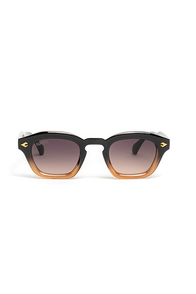 Sunbas Sunglasses Saint-tropez Mélange Chocolate Light Pink Sunglasses For Men And Women
