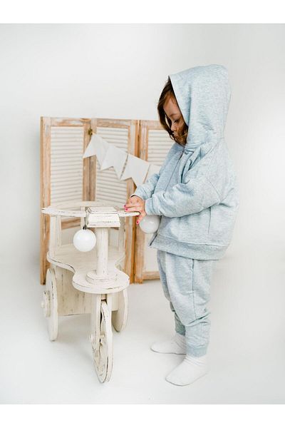 MiaBaby Zippered Hooded Single Sweat