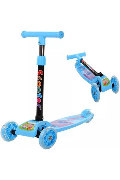 Generic Adjustable Kick Scooter with Three Wheels for Kids