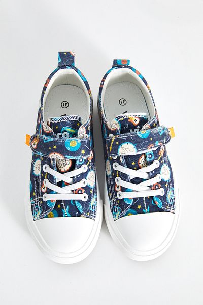 Vicco Lee Basic Boy's Navy Blue Sneakers