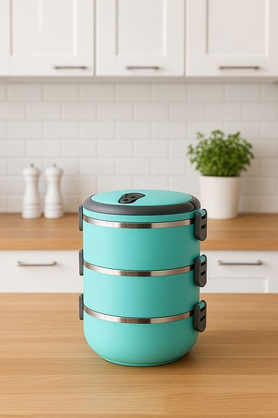 Hanedan 3-Layer Modern Expiry Bowl Food Thermos Daystone