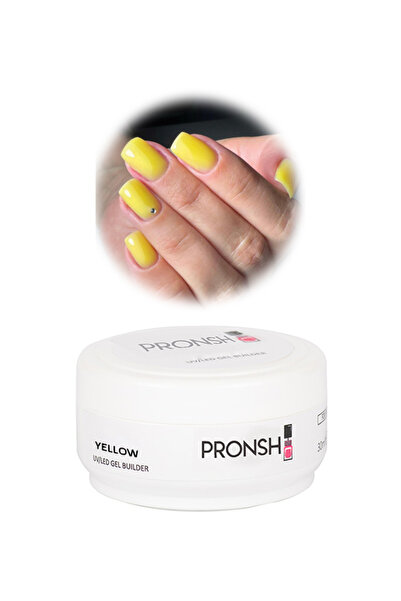 Pronsh Builder Jel 30ml Yellow , Sarı , Uv/led Protez Tırnak Jeli