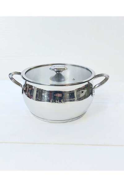 OMS 2100 - 2 Parça Indüksiyonlu, Paslanmaz Çelik, 30x20 Cm - 14,5 Litre, Deri...