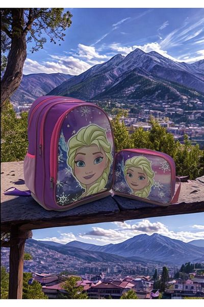 NEWFULL Fata Elsa Scoala Si Lunchbox-economic