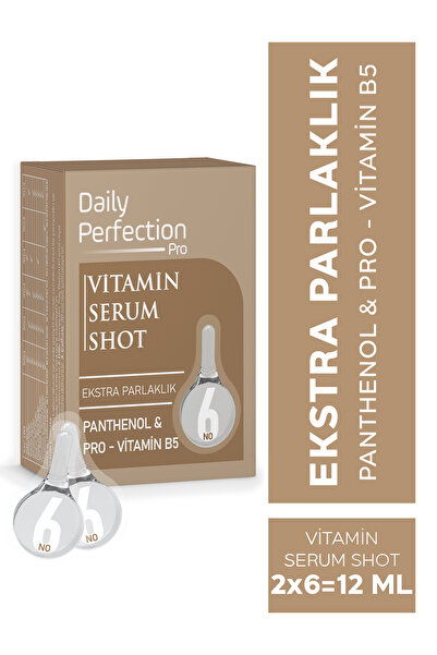 DAILY PERFECTION PRO Vitamin Serum Shot No:6 Ekstra Parlaklık 2x6 ml